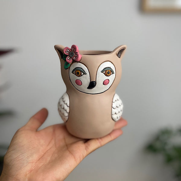 Baby Owl Planter Pot