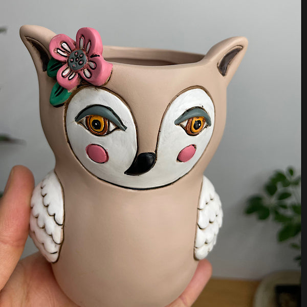 Baby Owl Planter Pot