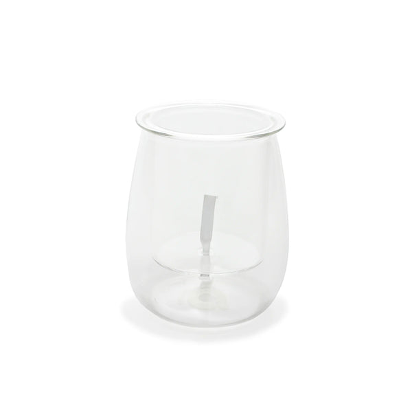 Mini Clear Self Watering Glass Pot