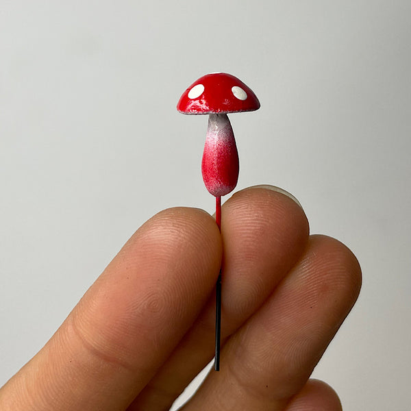 Mushroom Pin Mini Coloured