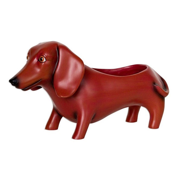 Oscar Dachshund Dog Planter