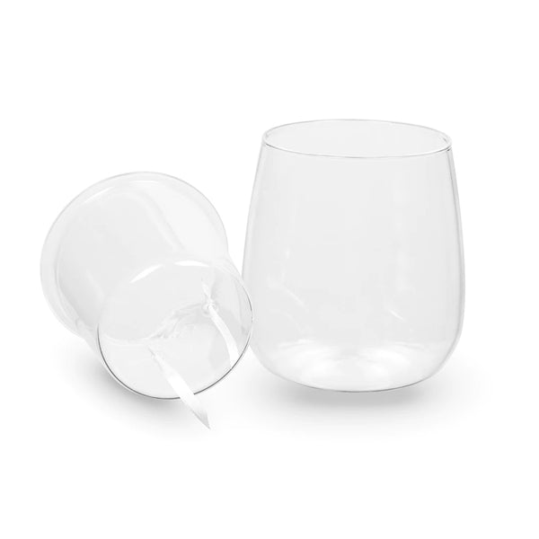Large Clear Self Watering Glass Pot