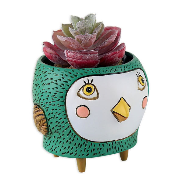 Baby Birdy Planter Pot Green