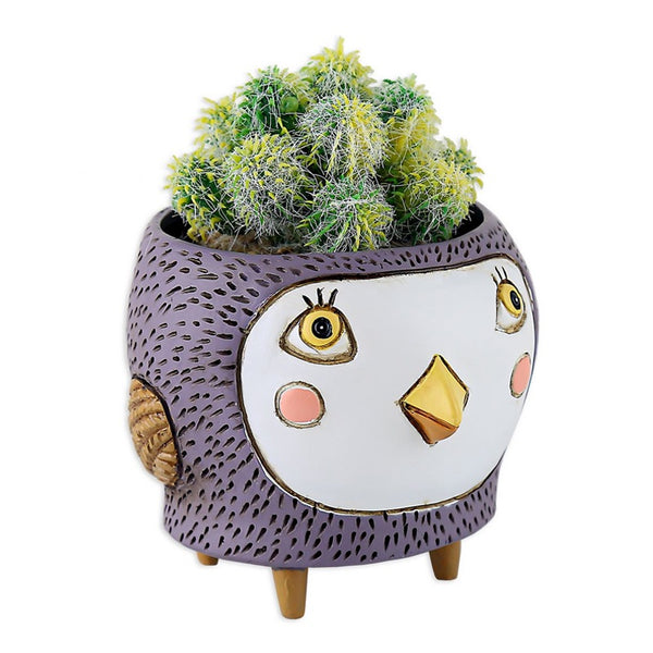 Baby Birdy Planter Pot Purple