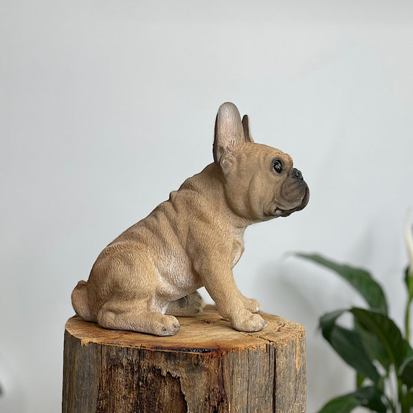 French Bulldog Sitting Figurine Fawn
