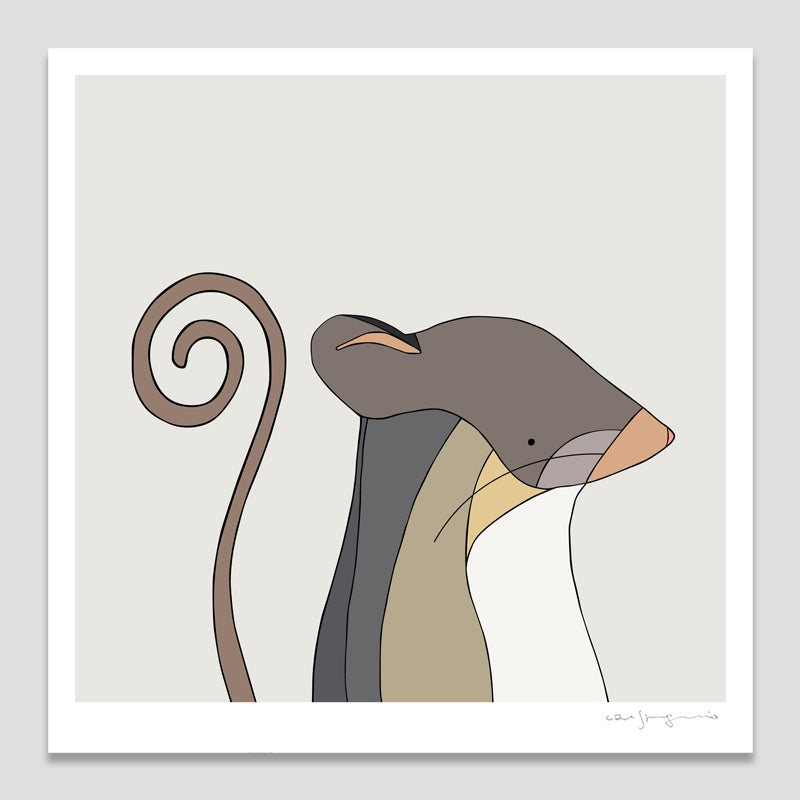 Mountain Pygmy Possum Art Print by Eggpicnic