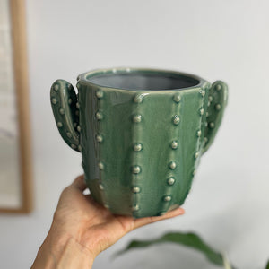 Cactus Planter Green 13cm