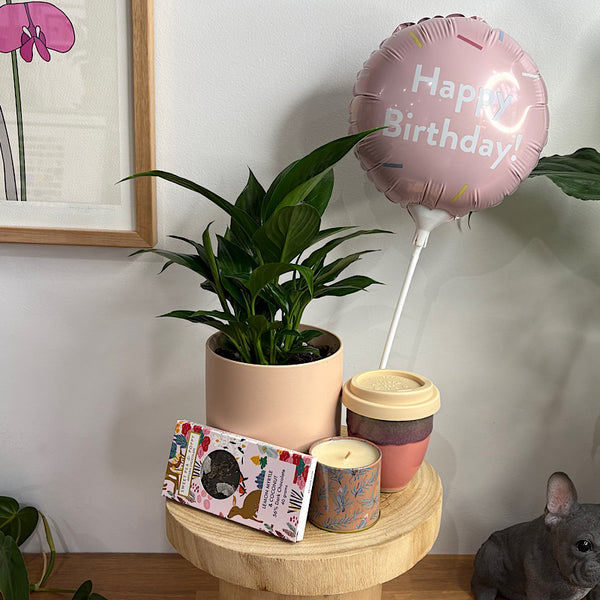 Pink Birthday Balloon Gift Box - Same Day Local Delivery for Canberra