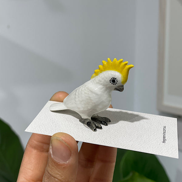 Cockatoo White Figurine Small