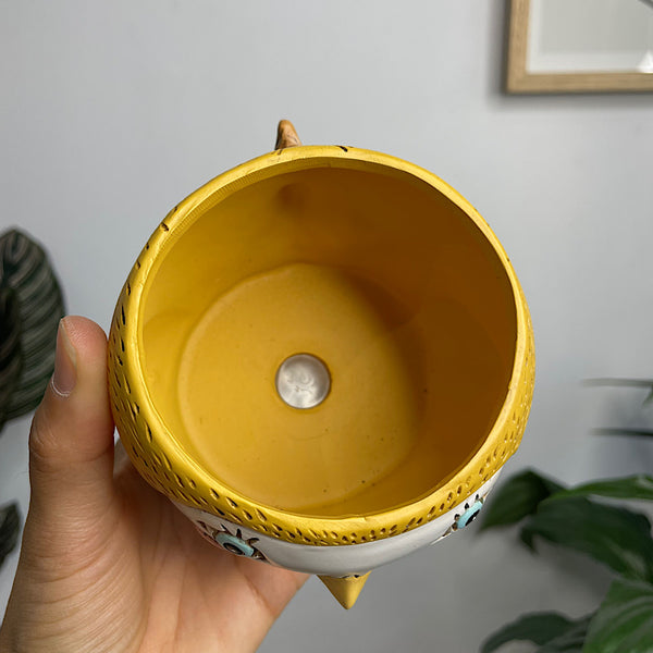 Baby Birdy Planter Pot Yellow