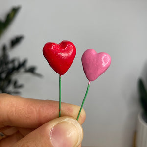 Heart Pin Red/Pink