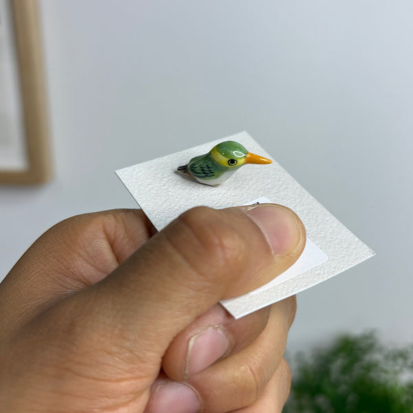 Porcelain King Fisher Figurine Mini