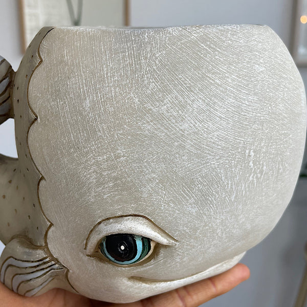 Grey Whale Planter 20cm