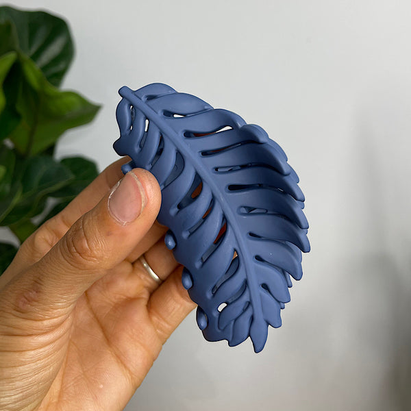 Large Leaf Hair Claw Clip