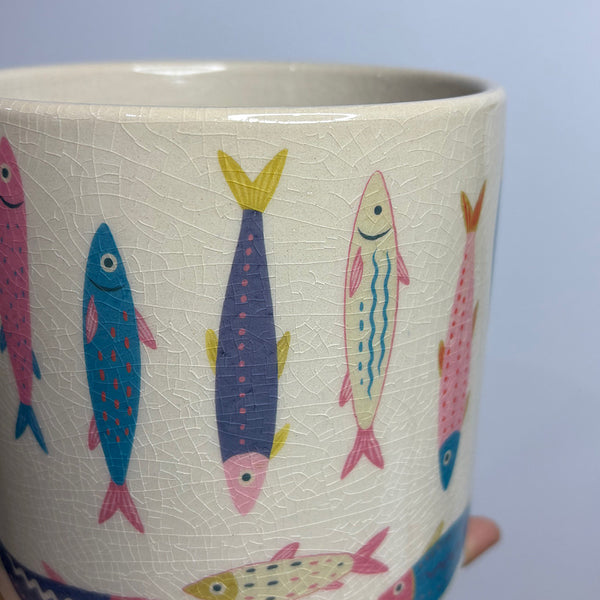 Sardine Planter Colourful 14cm