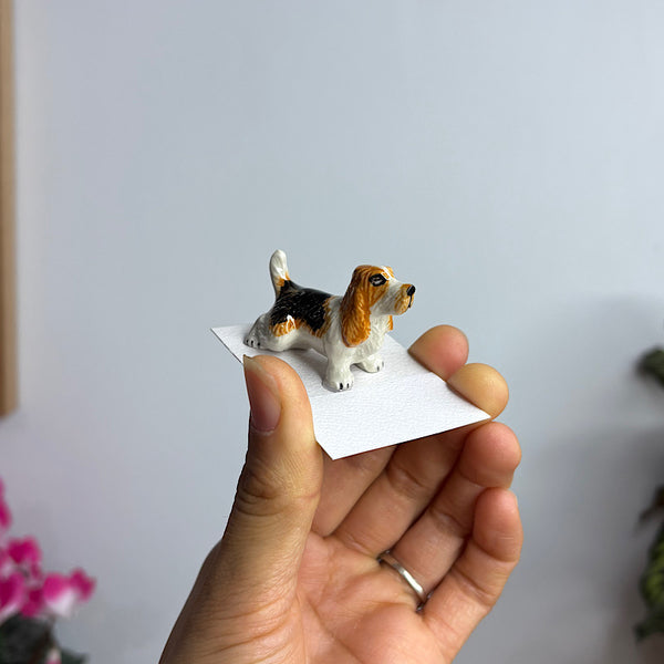 Basset Hound Figurine Small