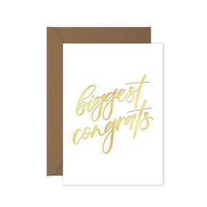 Biggest Congrats Greeting Card