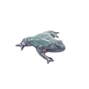 Blue/Red Dot Frog Figurine Small
