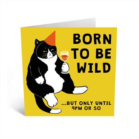 Born To Be Wild Greeting Card