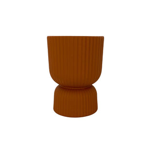 Brooklyn Pedestal Pot Terracotta 11.5cm