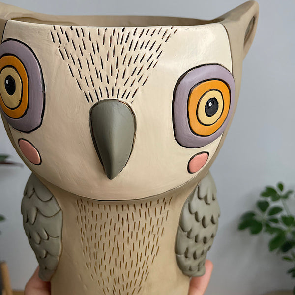 Hootie Owl Pot Planter