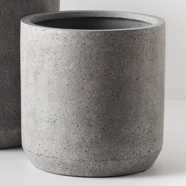 2x Cenzo Grey Ash Pots 50cm