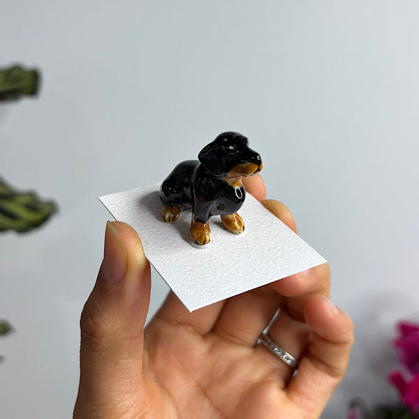 Rottweiler Dog Figurine Small