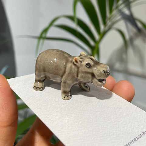 Hippo Standing Figurine Small