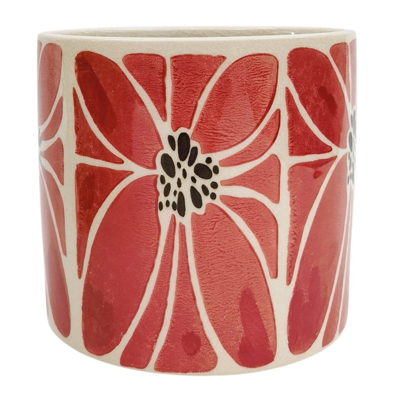 Florence Planter Pot Red 17cm