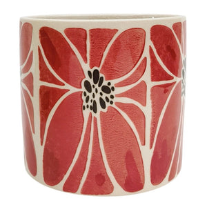 Florence Planter Pot Red 17cm