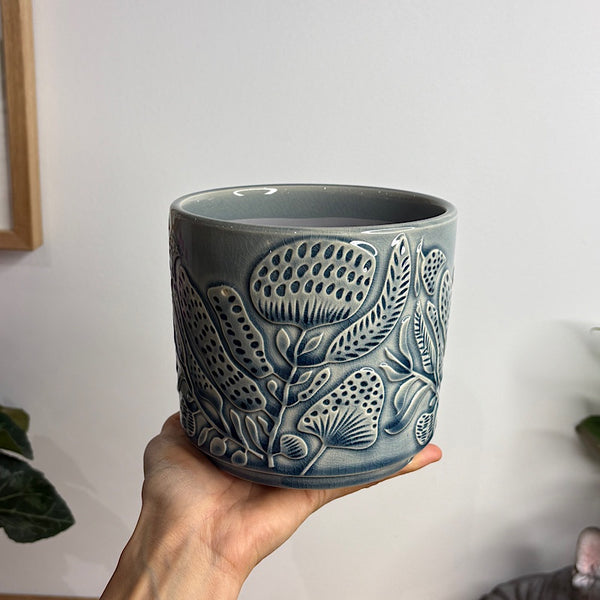 Corindi Planter Pot Blue 14cm