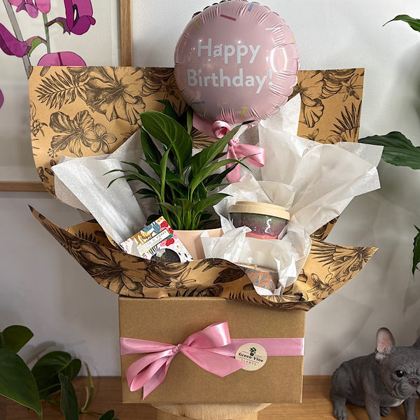 Pink Birthday Balloon Gift Box - Same Day Local Delivery for Canberra