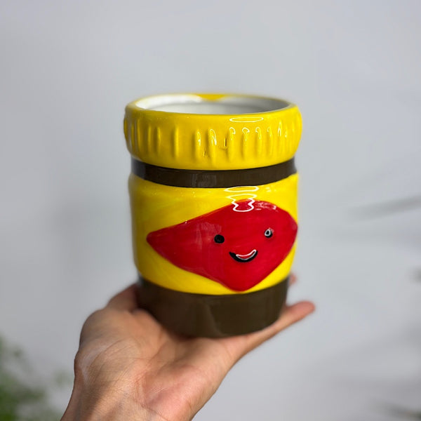 Oz Icon 'Vegemite' Planter Pot 10cm