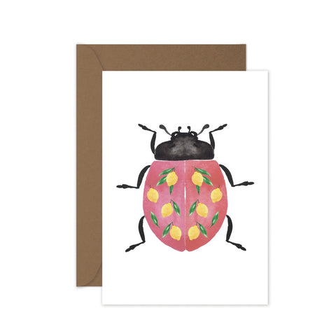 Lady Lemon Greeting Card