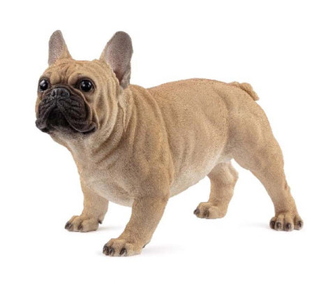 Large French Bulldog Figurine Brown