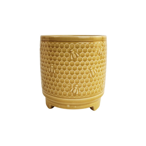 Maeve Beehive Planter Pot Honeycomb 14cm