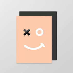 Smiley Face Small Greeting Card