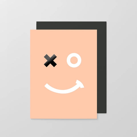 Smiley Face Small Greeting Card