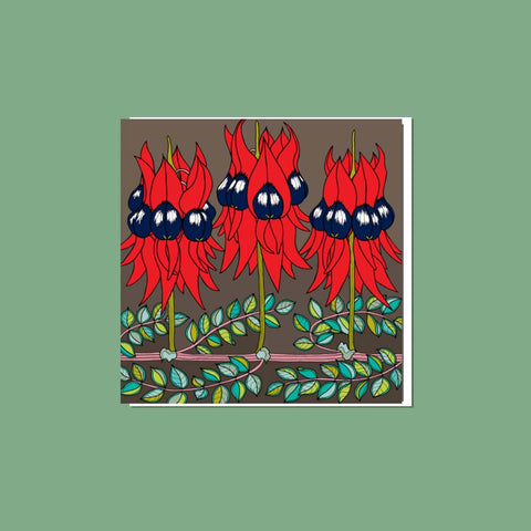 Sturt's Desert Pea Greeting Card