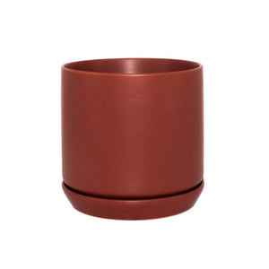 Oslo X-Large Planter Pot Brick 22cm
