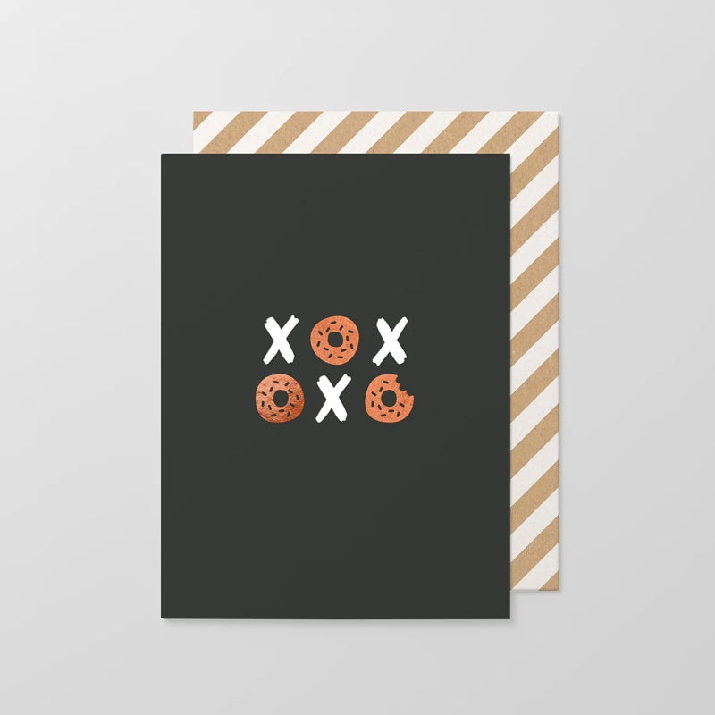 XOXO Donuts Small Greeting Card