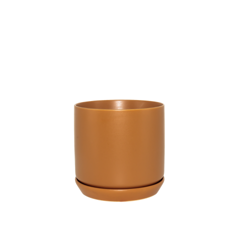 Oslo Medium Planter Pot Cinnamon 15cm