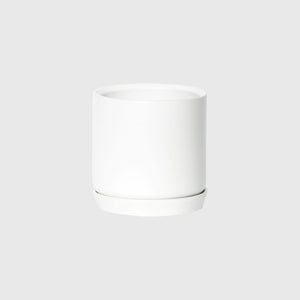 Oslo Small Planter Pot Ice White 12cm