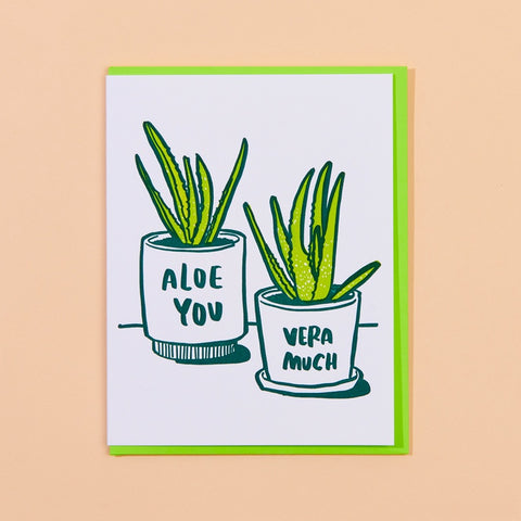 Aloe You Greeting Card