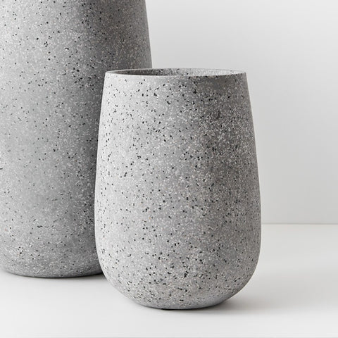 Cenzo Sol Planter Pot Grey 25cm