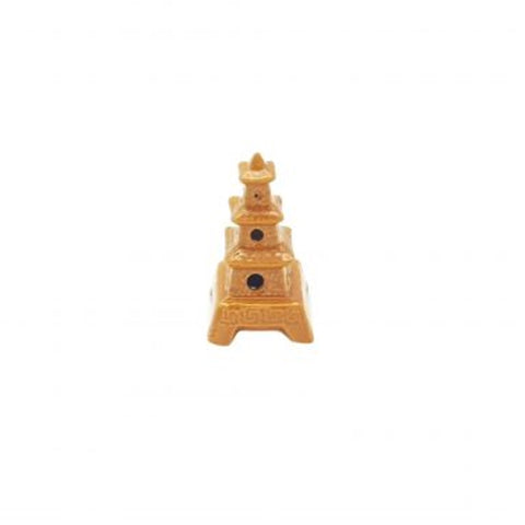 Chinese Temple Tall Ceramic Figurine