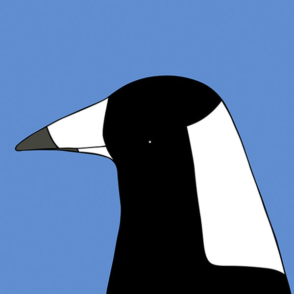 Australian Magpie Art Print by Eggpicnic