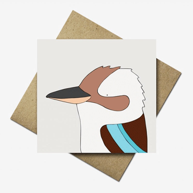 Laughing Kookaburra Greeting Card