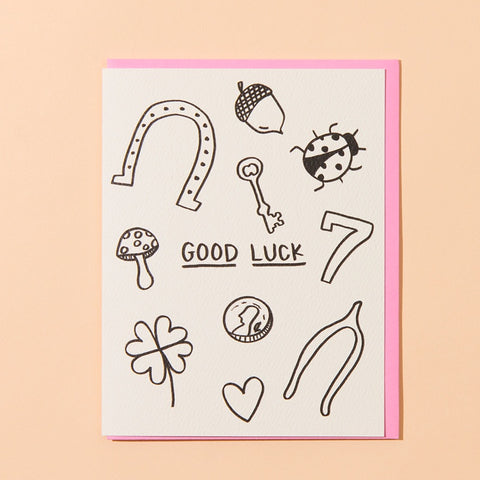 Good Luck Charms Greeting Card