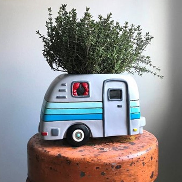 Happy Camper Planter 21cm